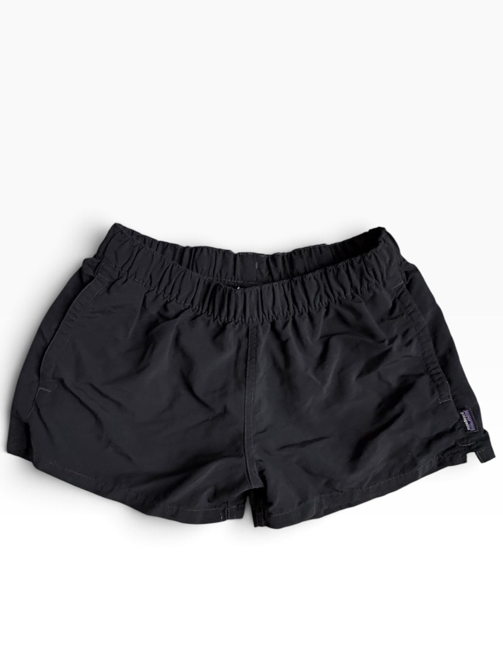 Patagonia Black Women's Athletic Shorts with Elastic Waist